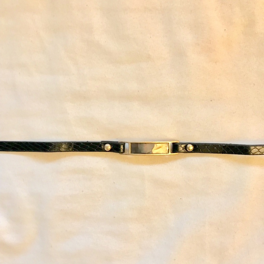 Kenneth Cole snake skin choker